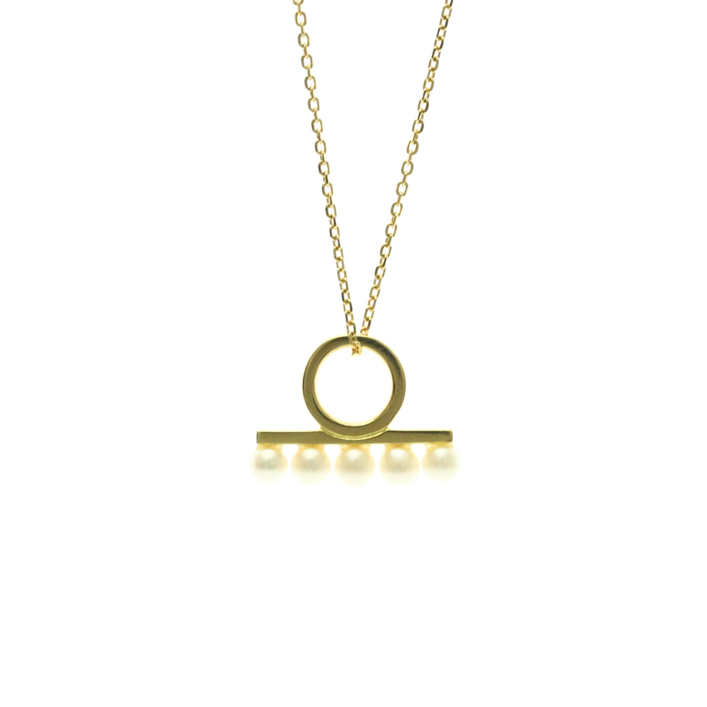 TASAKI 18k Gold Pearl Necklace